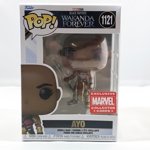 Funko Other - Funko POP! Marvel Collectors Corps Exclusive Black Panther AYO #1121